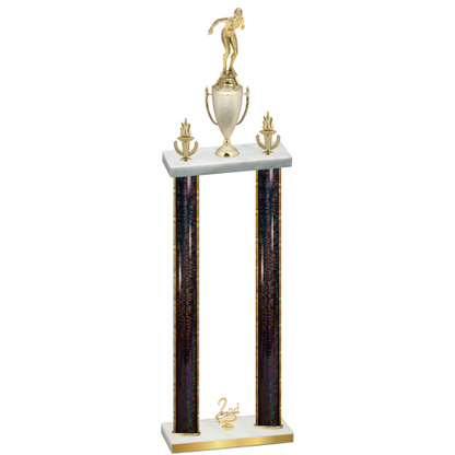 Double Black Glacier Second Place Tennis Trophy