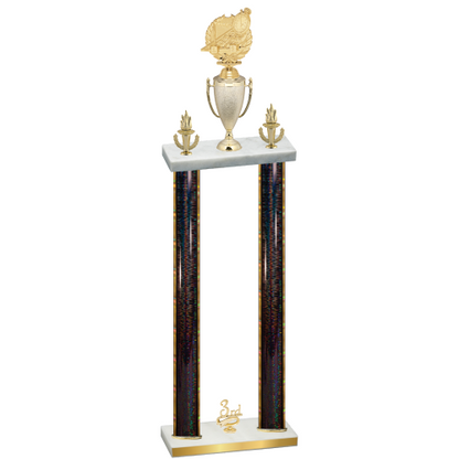 Double Black Glacier Third Place Swimming Trophy