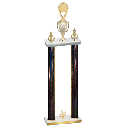 Double Black Glacier Third Place Insert Trophy