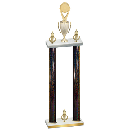 Double Black Glacier Victory Insert Trophy