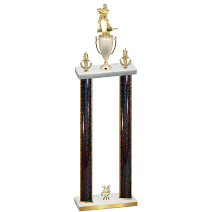 Double Black Glacier Year Hockey Trophy