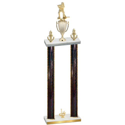 Double Black Glacier First Place Hockey Trophy