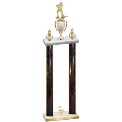 Double Black Glacier Second Place Hockey Trophy