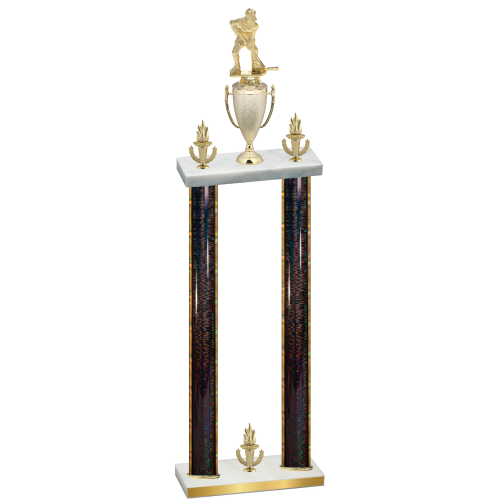 Double Black Glacier Victory Hockey Trophy
