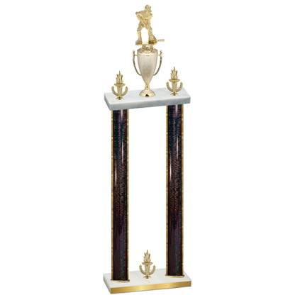 Double Black Glacier Victory Hockey Trophy