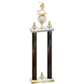 Double Black Glacier Victory Lacrosse Trophy