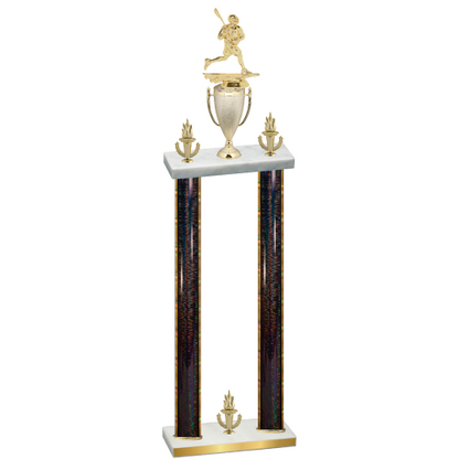 Double Black Glacier Victory Lacrosse Trophy