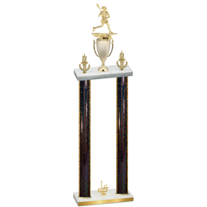 Double Black Glacier First Place Lacrosse Trophy