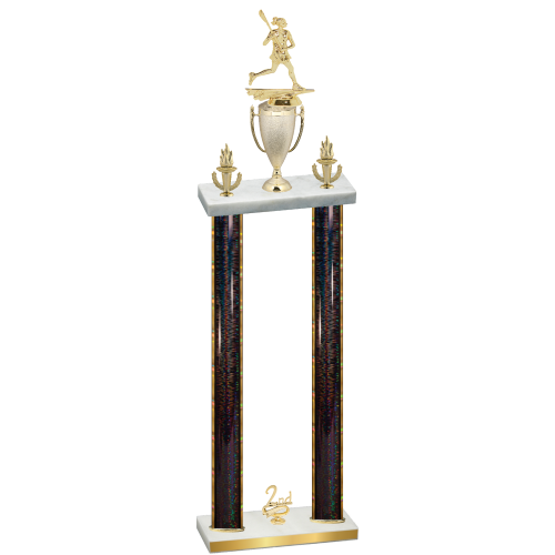 Double Black Glacier Second Place Lacrosse Trophy