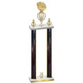 Double Black Glacier Year Basketball Trophy