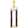 Double Black Glacier First Place Pickleball Trophy