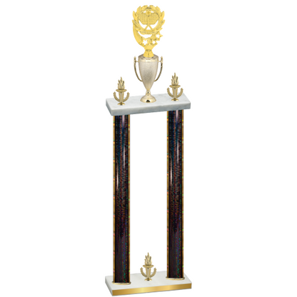 Double Black Glacier Victory Pickleball Trophy