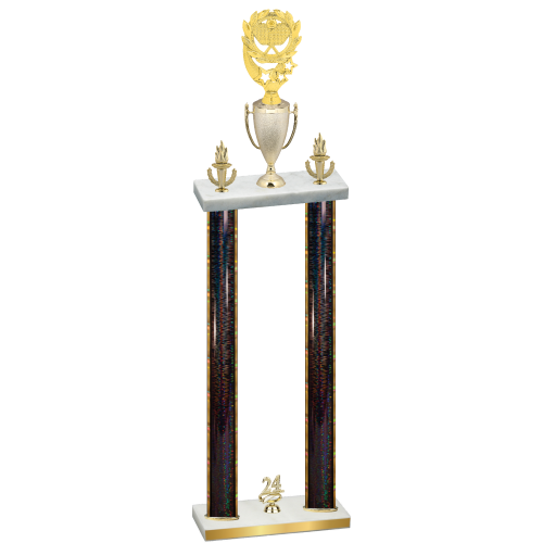 Double Black Glacier Year Pickleball Trophy