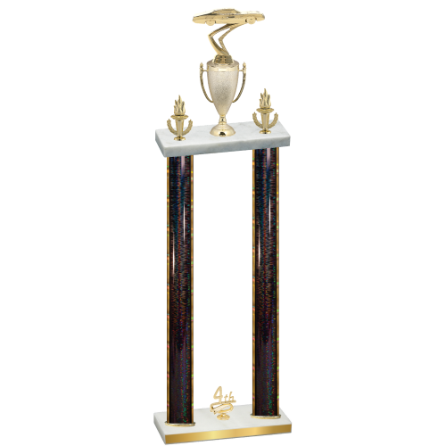 Double Black Glacier Fourth Place Cars Trophy