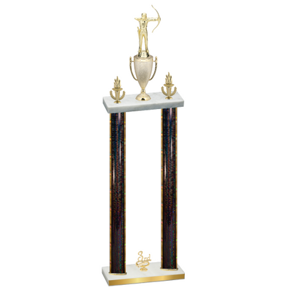 Double Black Glacier Third Place Archery Trophy