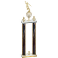Double Black Glacier Year Basketball Trophy