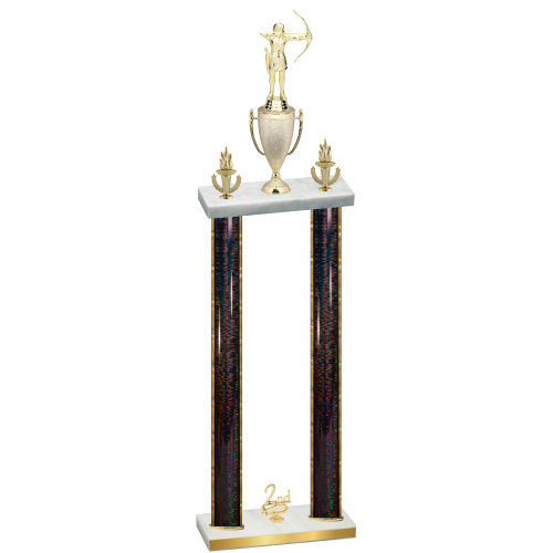 Double Black Glacier Second Place Archery Trophy
