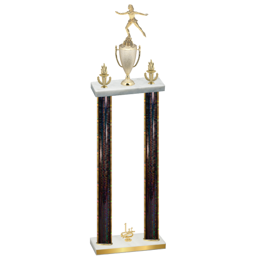 Double Black Glacier First Place Skater Trophy