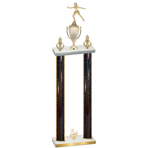 Double Black Glacier Third Place Skater Trophy