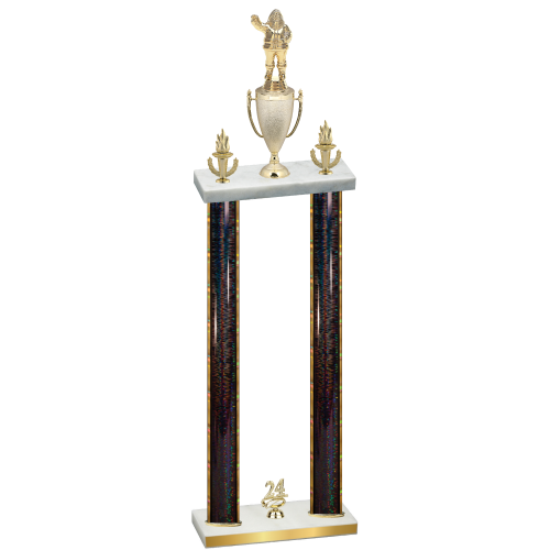 Double Black Glacier Year Holiday Trophy