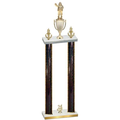 Double Black Glacier Year Holiday Trophy