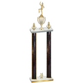 Double Black Glacier Year Majorette Trophy