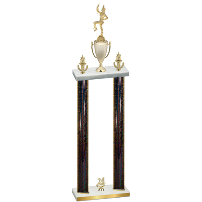 Double Black Glacier Year Majorette Trophy