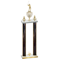 Double Black Glacier First Place Golf Trophy