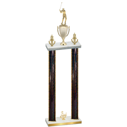 Double Black Glacier Third Place Golf Trophy