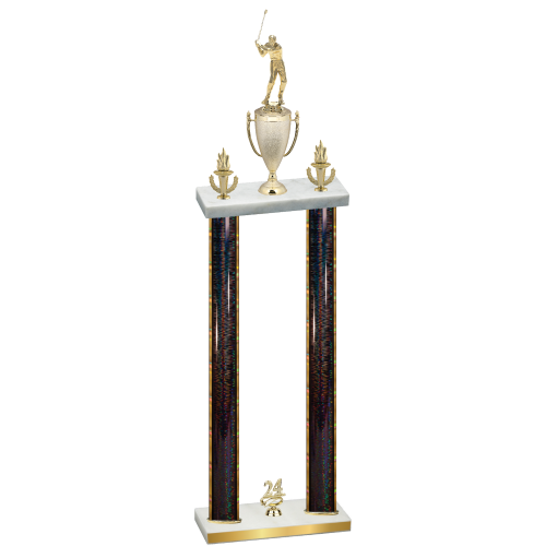 Double Black Glacier Year Golf Trophy