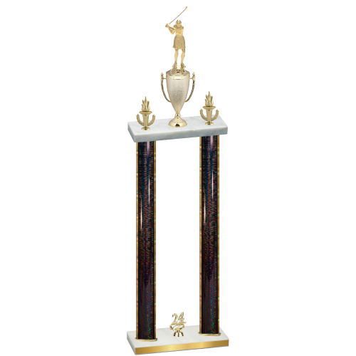 Double Black Glacier Year Golf Trophy