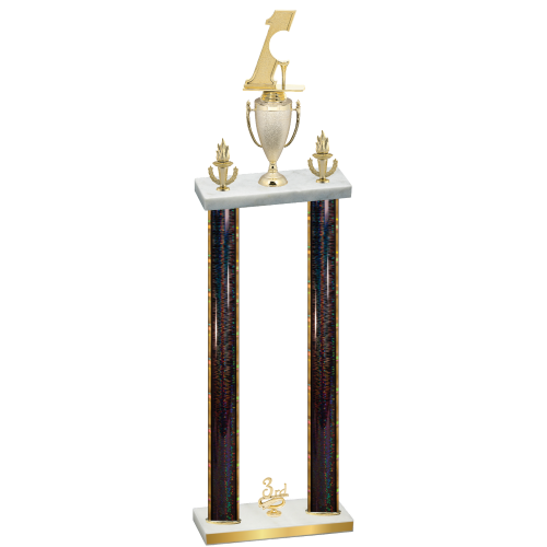 Double Black Glacier Third Place Golf Trophy
