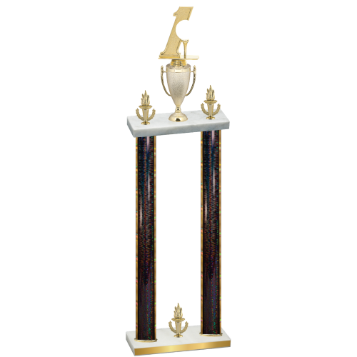 Double Black Glacier Victory Golf Trophy