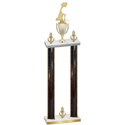 Double Black Glacier Victory Golf Trophy