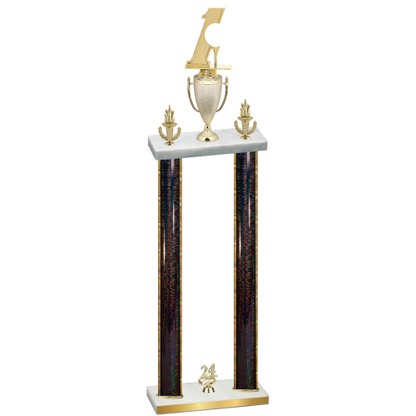 Double Black Glacier Year Golf Trophy