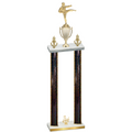 Double Black Glacier Third Place Karate Trophy