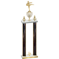 Double Black Glacier Fourth Place Karate Trophy