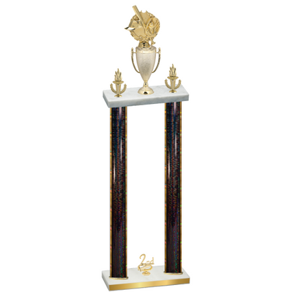Double Black Glacier Second Place Baseball Trophy