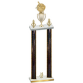 Double Black Glacier Year Baseball Trophy