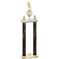 Double Black Glacier First Place Baseball Trophy