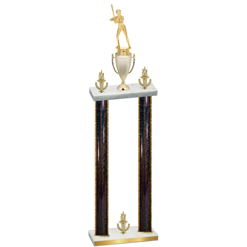 Double Black Glacier Victory Softball Trophy