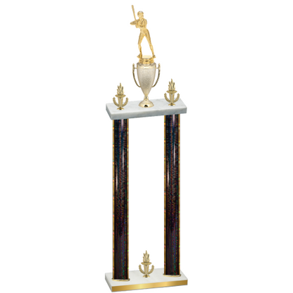 Double Black Glacier Victory Softball Trophy