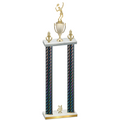 Double Black Carbon Fiber Year Tennis Trophy