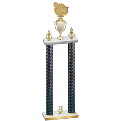Double Black Carbon Fiber Year Tennis Trophy