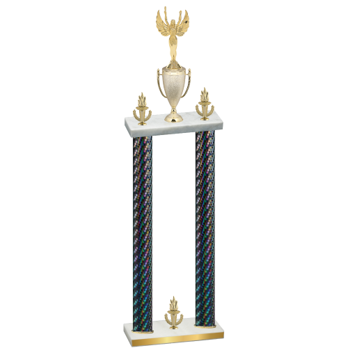 Double Black Carbon Fiber Victory Victory Trophy