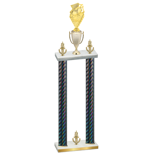 Double Black Carbon Fiber Victory Pickleball Trophy