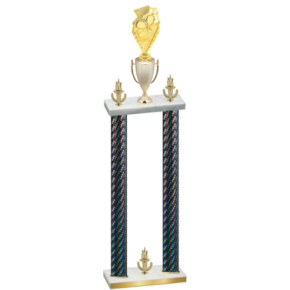 Double Black Carbon Fiber Victory Pickleball Trophy