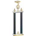 Double Black Carbon Fiber Year Cars Trophy