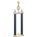 Double Black Carbon Fiber Second Place Academics Trophy