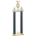 Double Black Carbon Fiber Second Place Academics Trophy